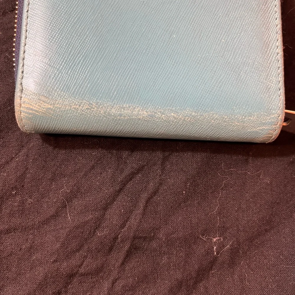 Audette Mint Leather Wallet